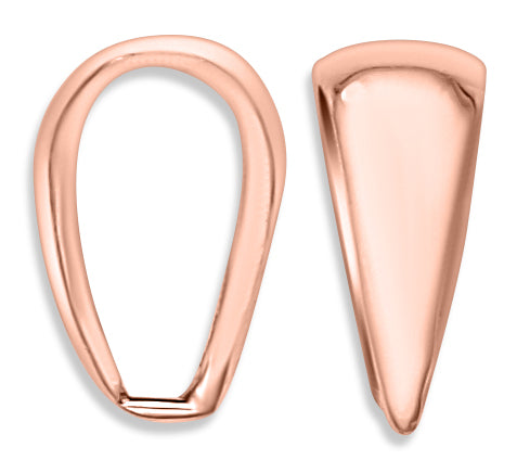 14k Solid Rose Gold Bail