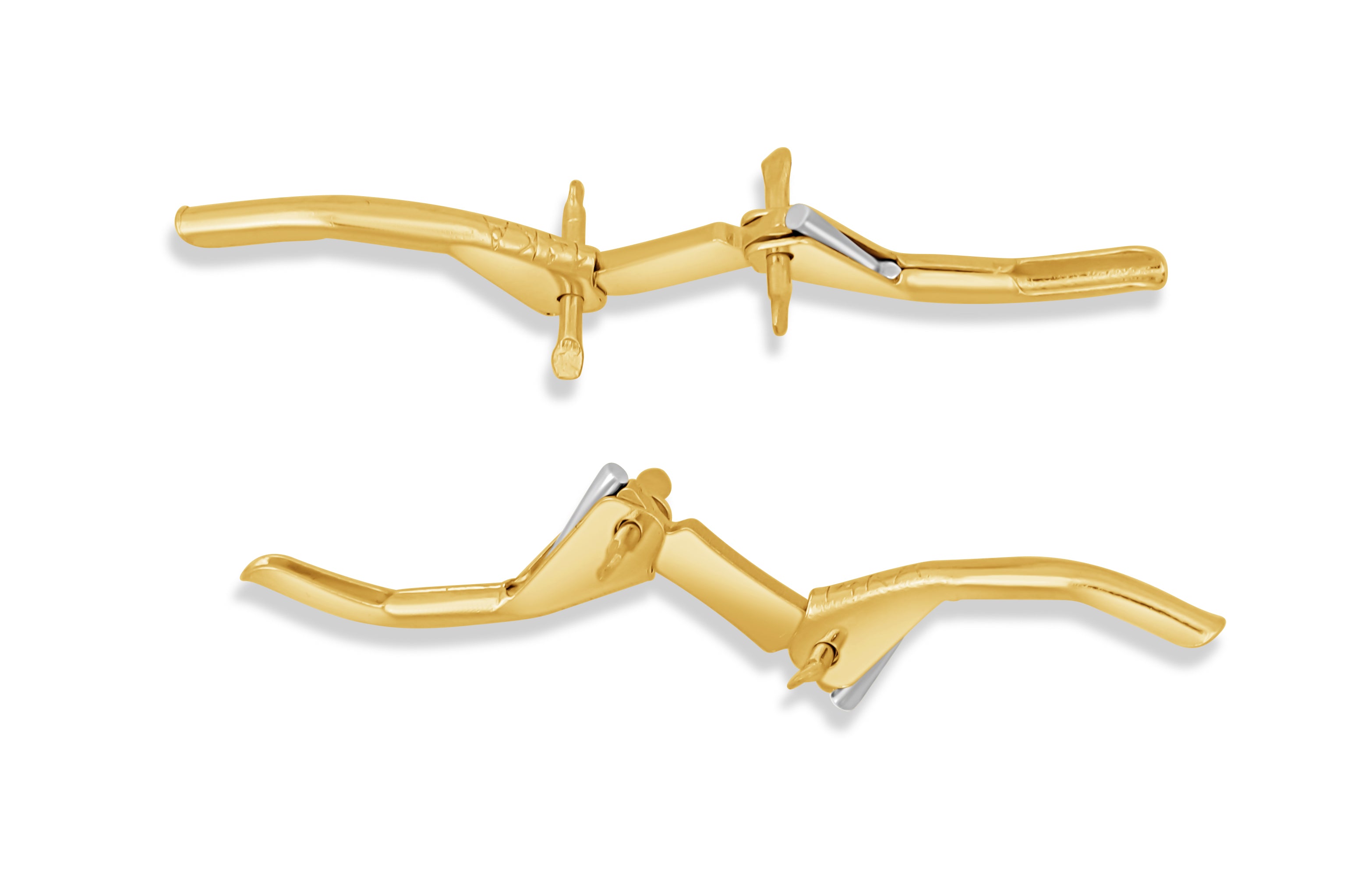 14K LB Clip Pair (Stainless Steel Spring)