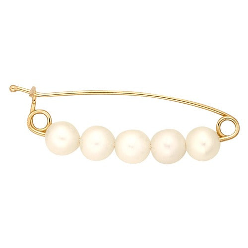 14k Yellow Pearl Shortner