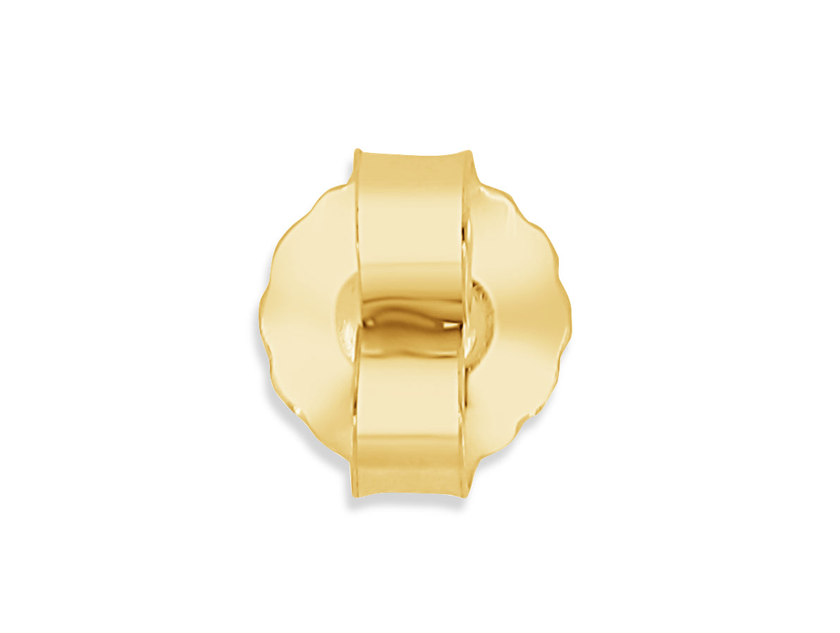 18k  Gold Friction Earring Back (Single)