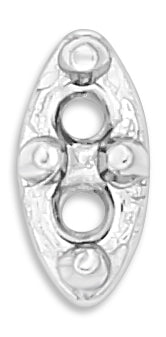 14K White Gold Marquise Illusion Top Setting – 2.3x4.73mm for Custom Jewelry