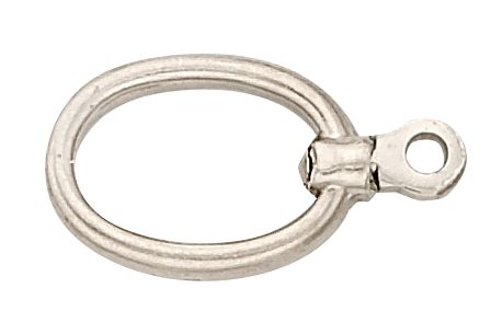 14K White Gold Oval Swivel Setting – 7.6 x 5.9 mm