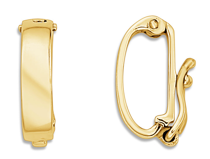 14K Yellow Gold Pearl Enhancer – 8 x 3.7 mm