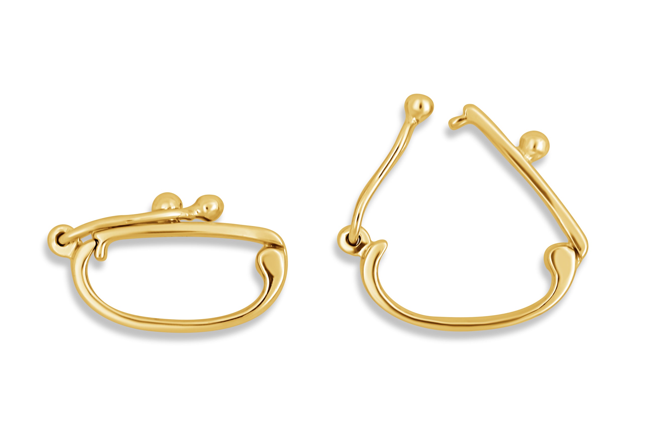 14K Yellow Gold Pearl Enhancer – 8 x 3.7 mm