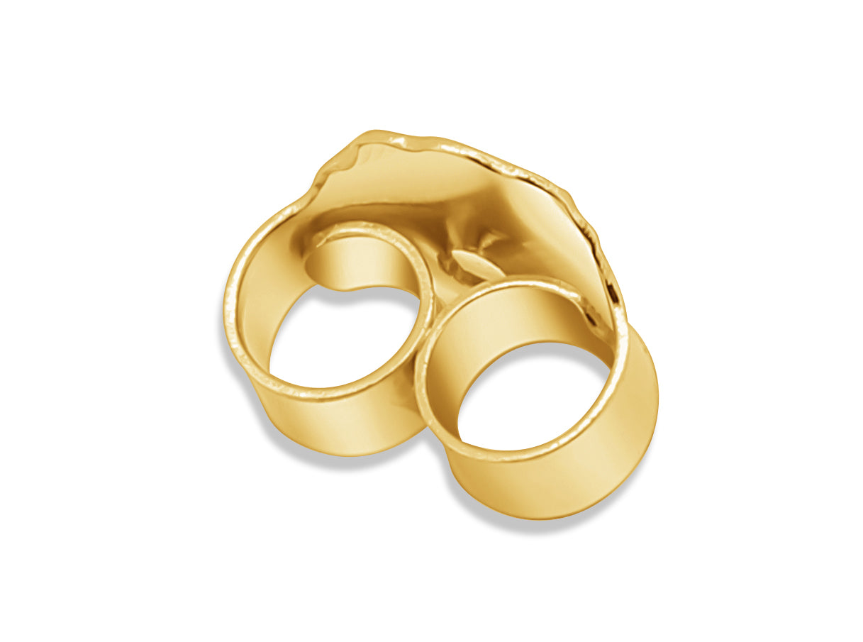 18k  Gold Friction Earring Back (Single)