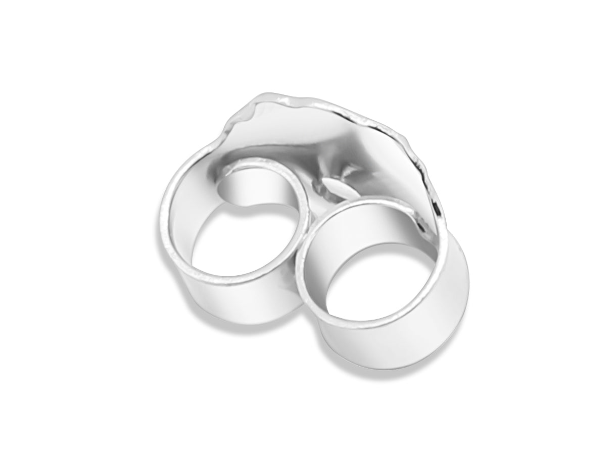 14K White Gold Friction Earring Backing