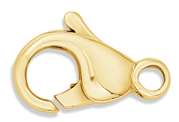 14K Yellow Gold Lobster Lock