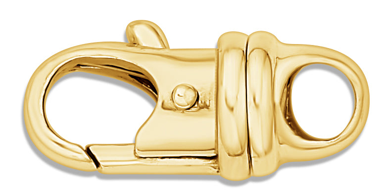 14K Yellow Gold Lobster Lock – 17.0 x 9.0 mm
