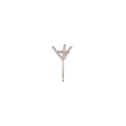 14k White Gold Martini Earring