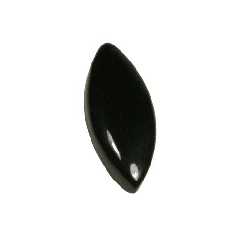 Marquise Flat Back Onyx, 7.0x3.5mm