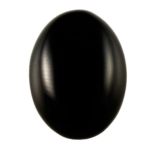 Oval Cabochon Onyx, 7.0x5.0mm