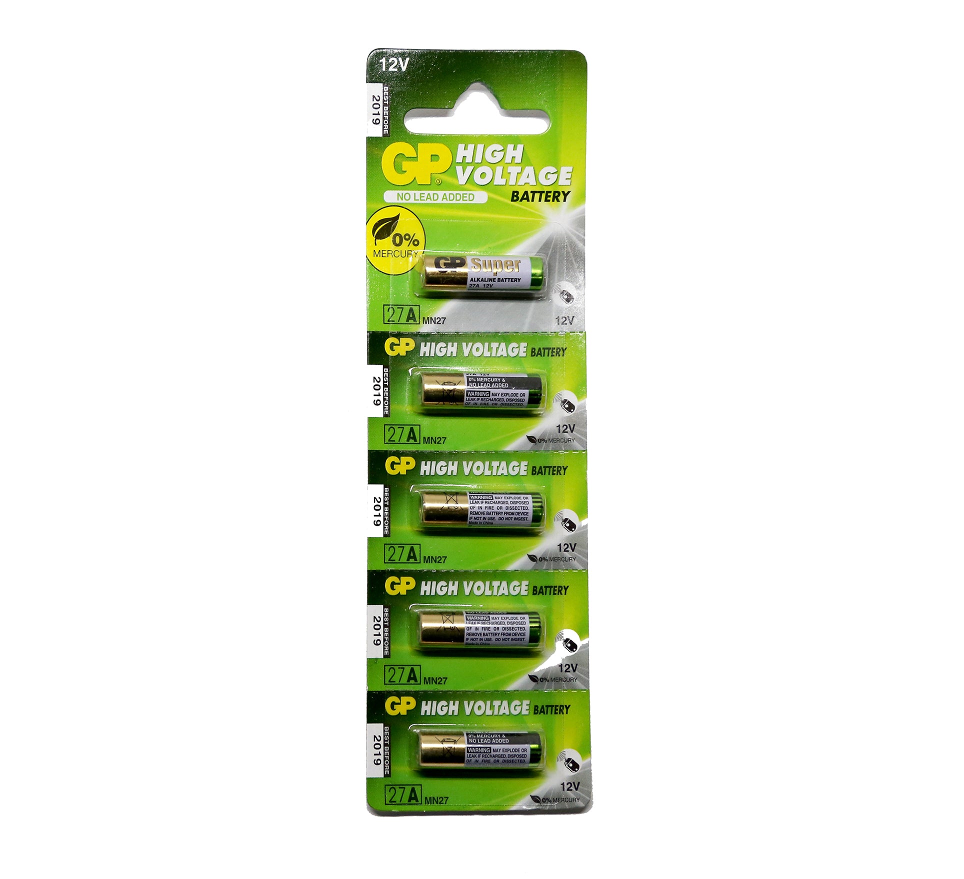Golden Peak 27 (8LR732) Battery, Pk/5