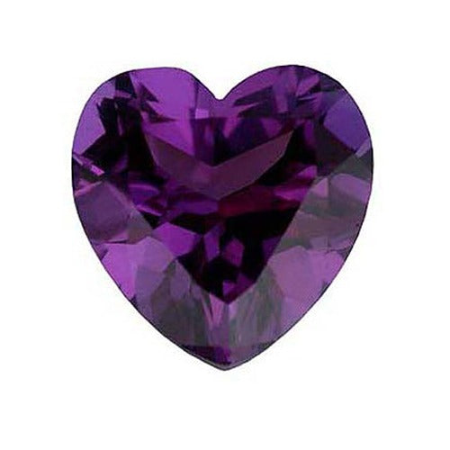 Heart Shape Synthetic Ametyst