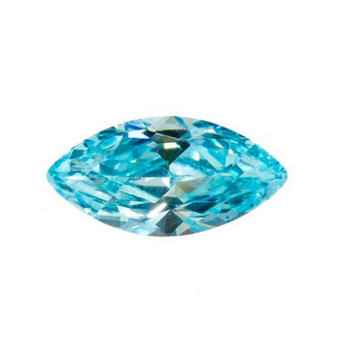 Marquise Synthetic Aquamarine