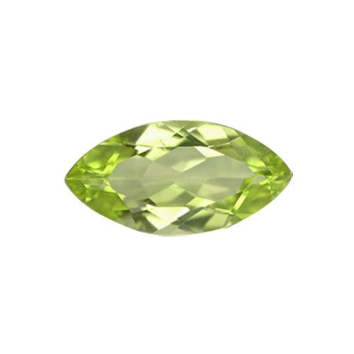 Marquise Synthetic Peridot, 12.0x6.0mm