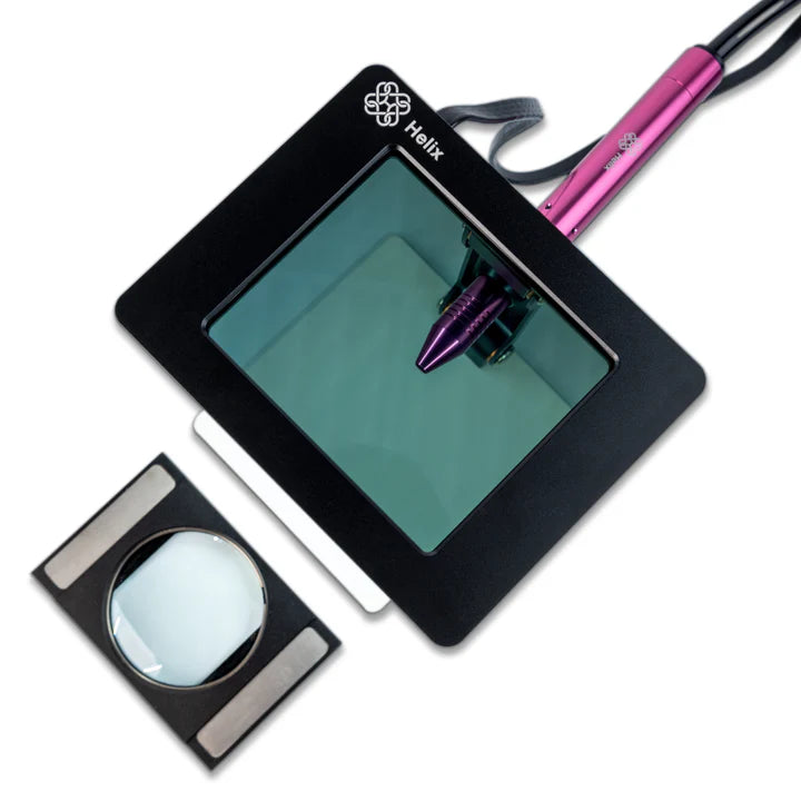 Pepetools Auto Darkening Screen with Magnification, Foldable, for Permanent Jewelry Welders