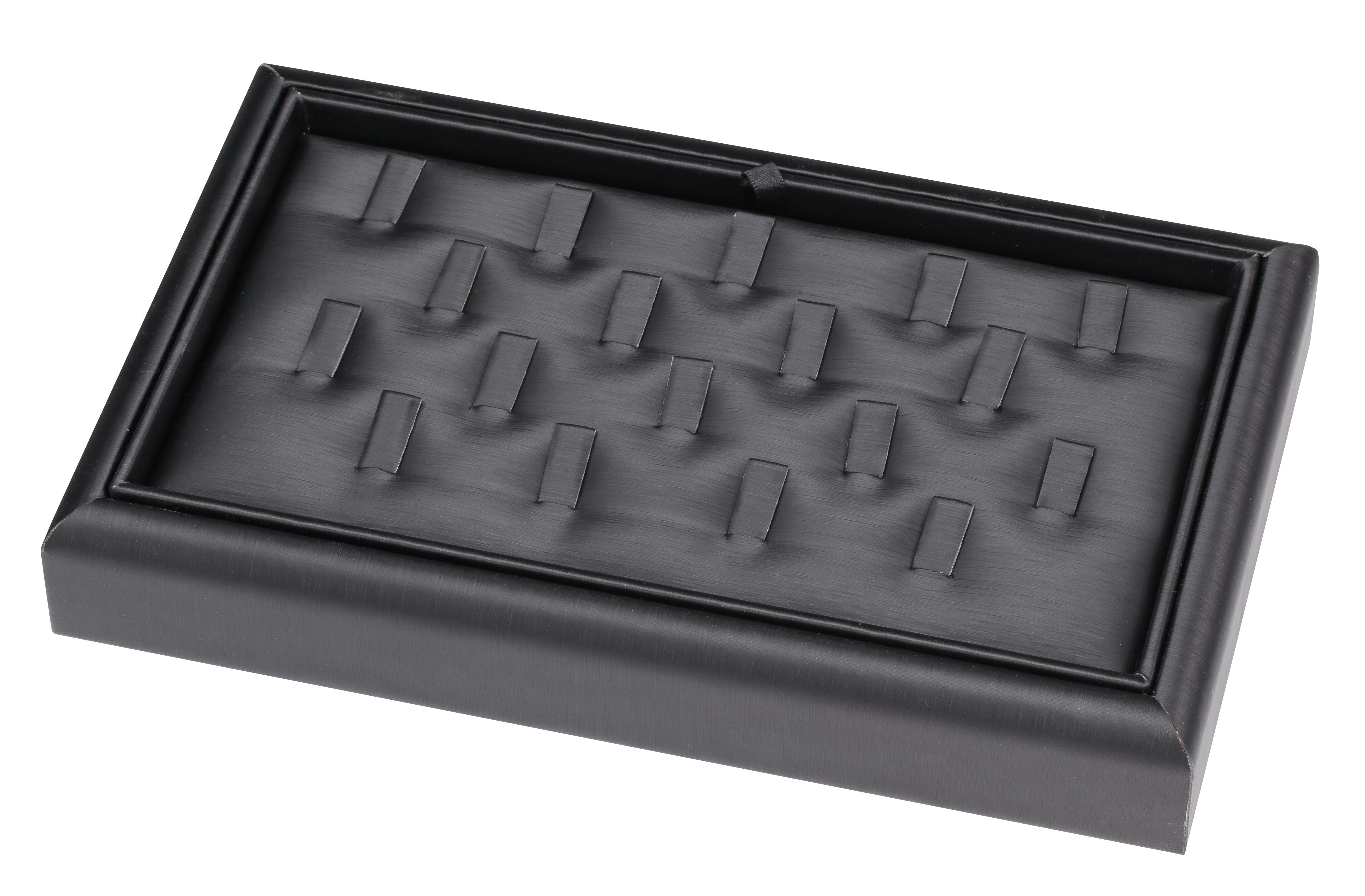 18-Clip Stackable Ring Trays, 9" L x 5.5" W