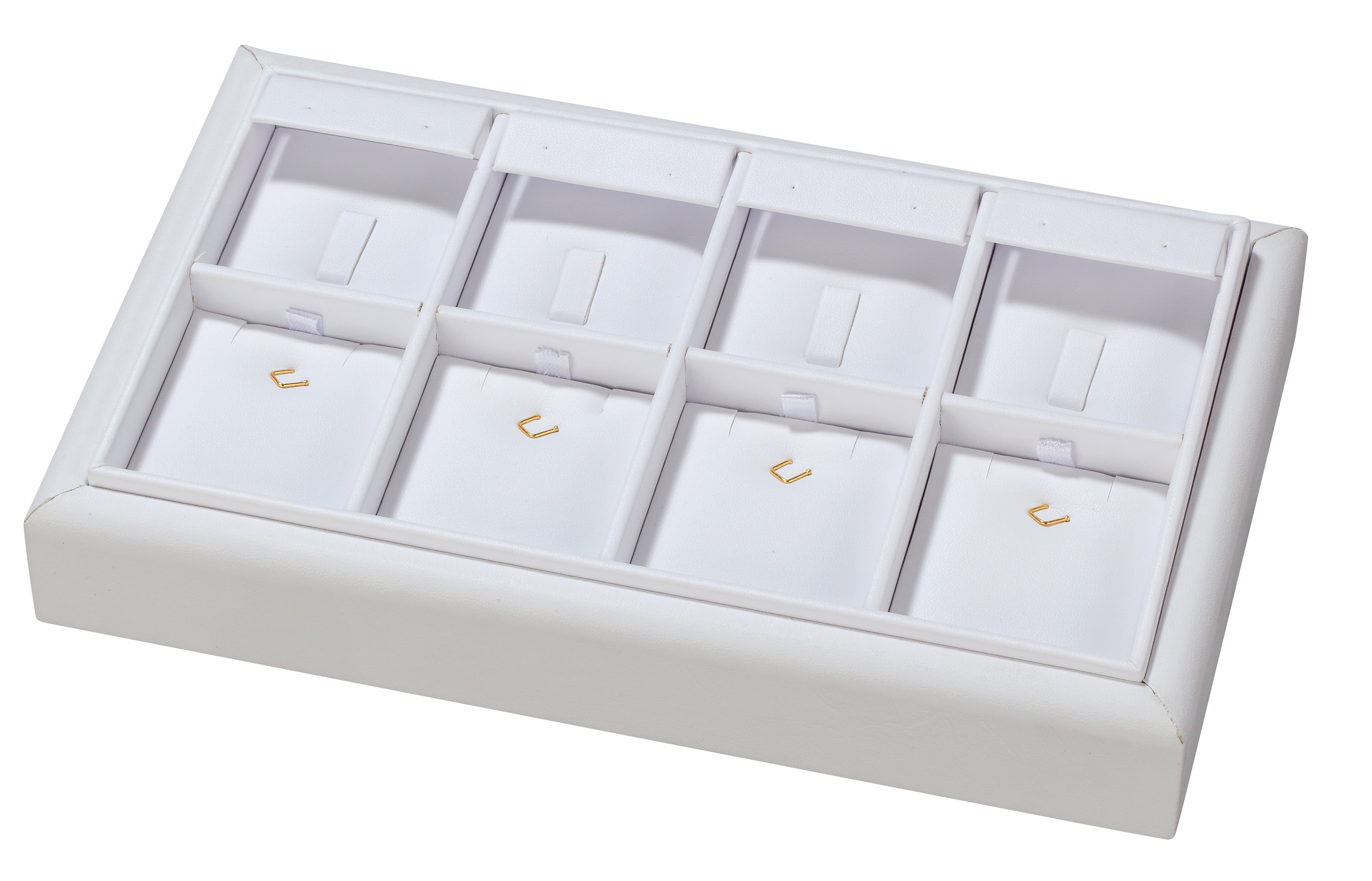 8-Compartment Stackable Combination Trays, 9" L x 5.5" W