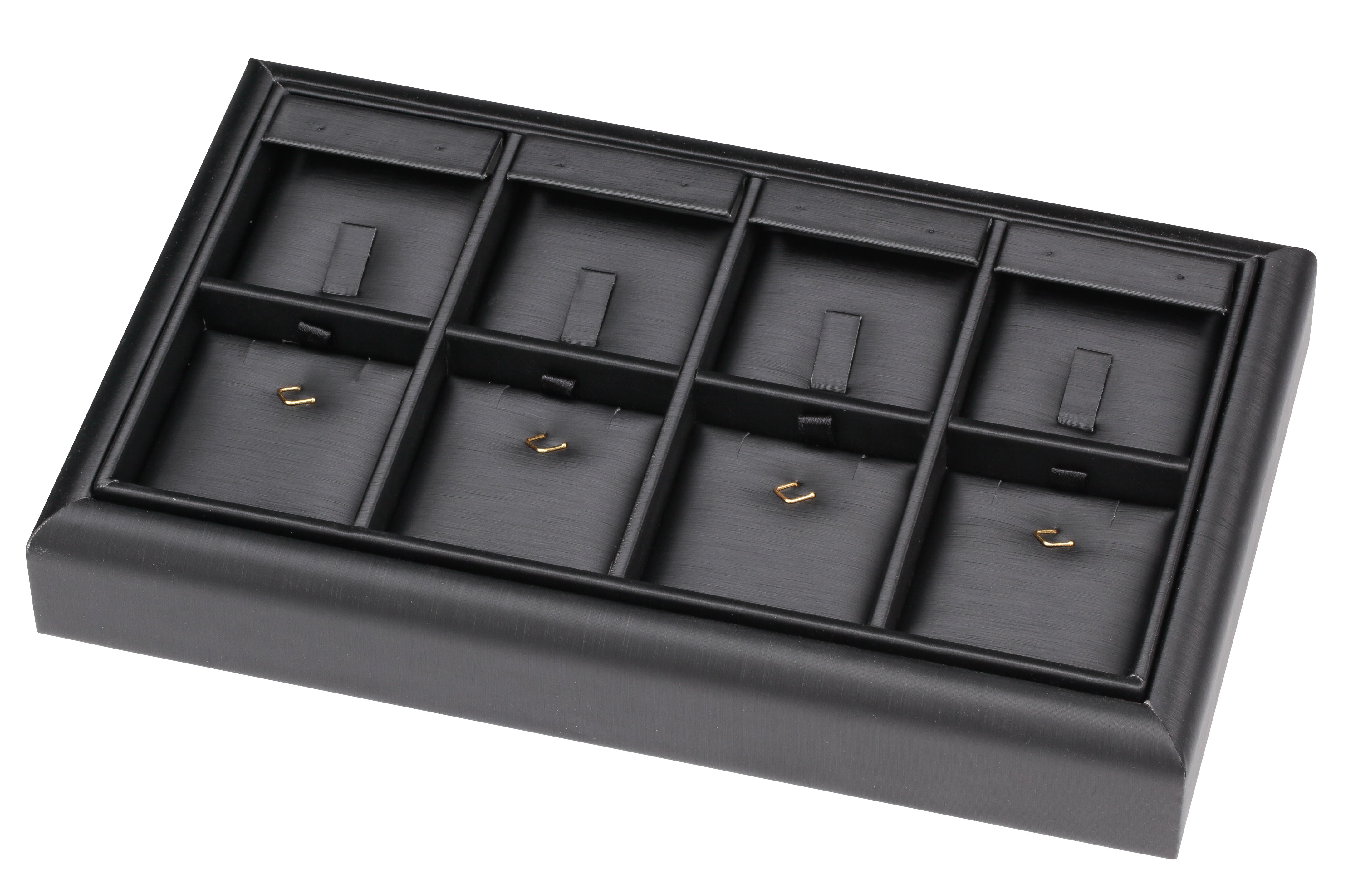 8-Compartment Stackable Combination Trays, 9" L x 5.5" W