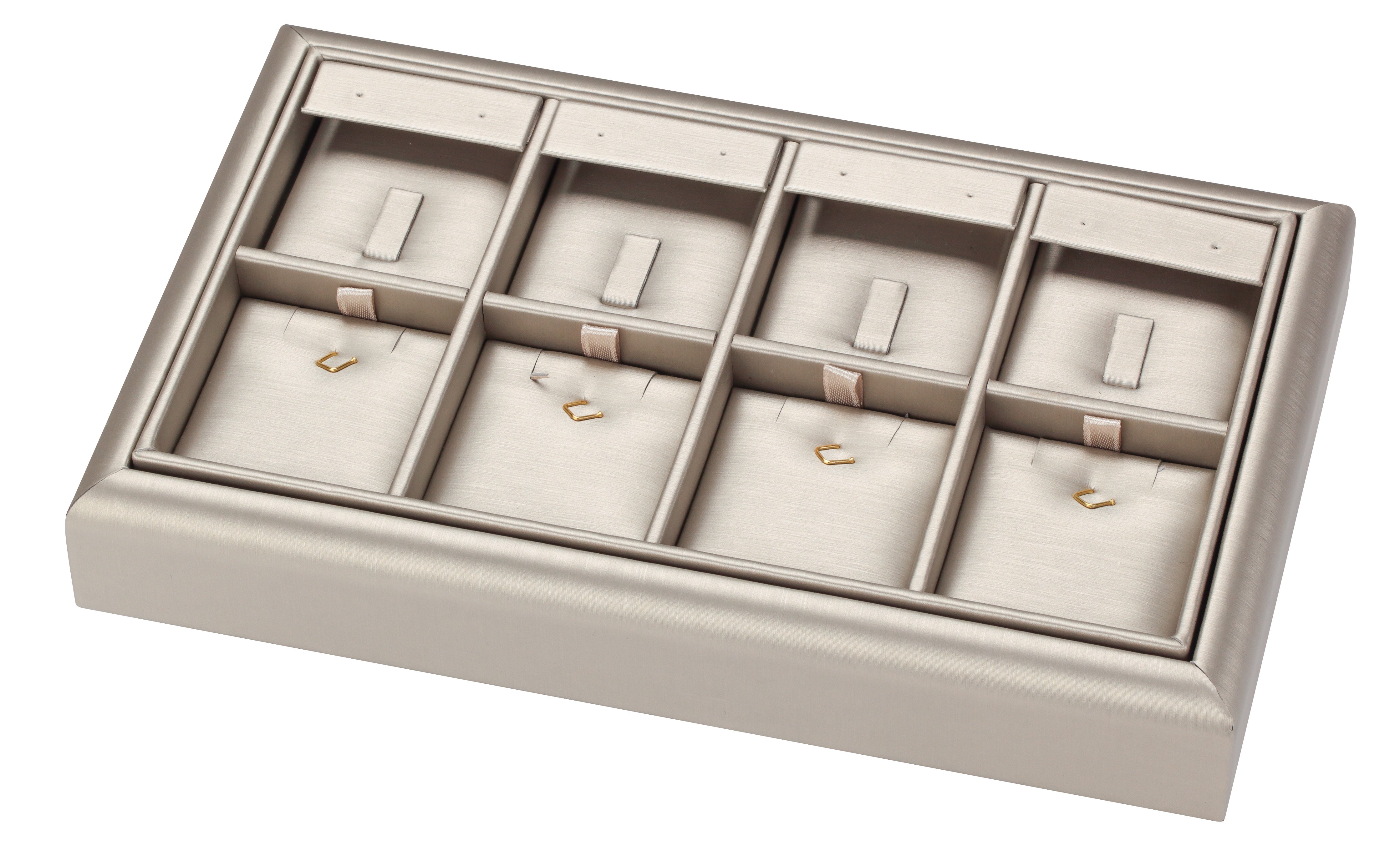 8-Compartment Stackable Combination Trays, 9" L x 5.5" W
