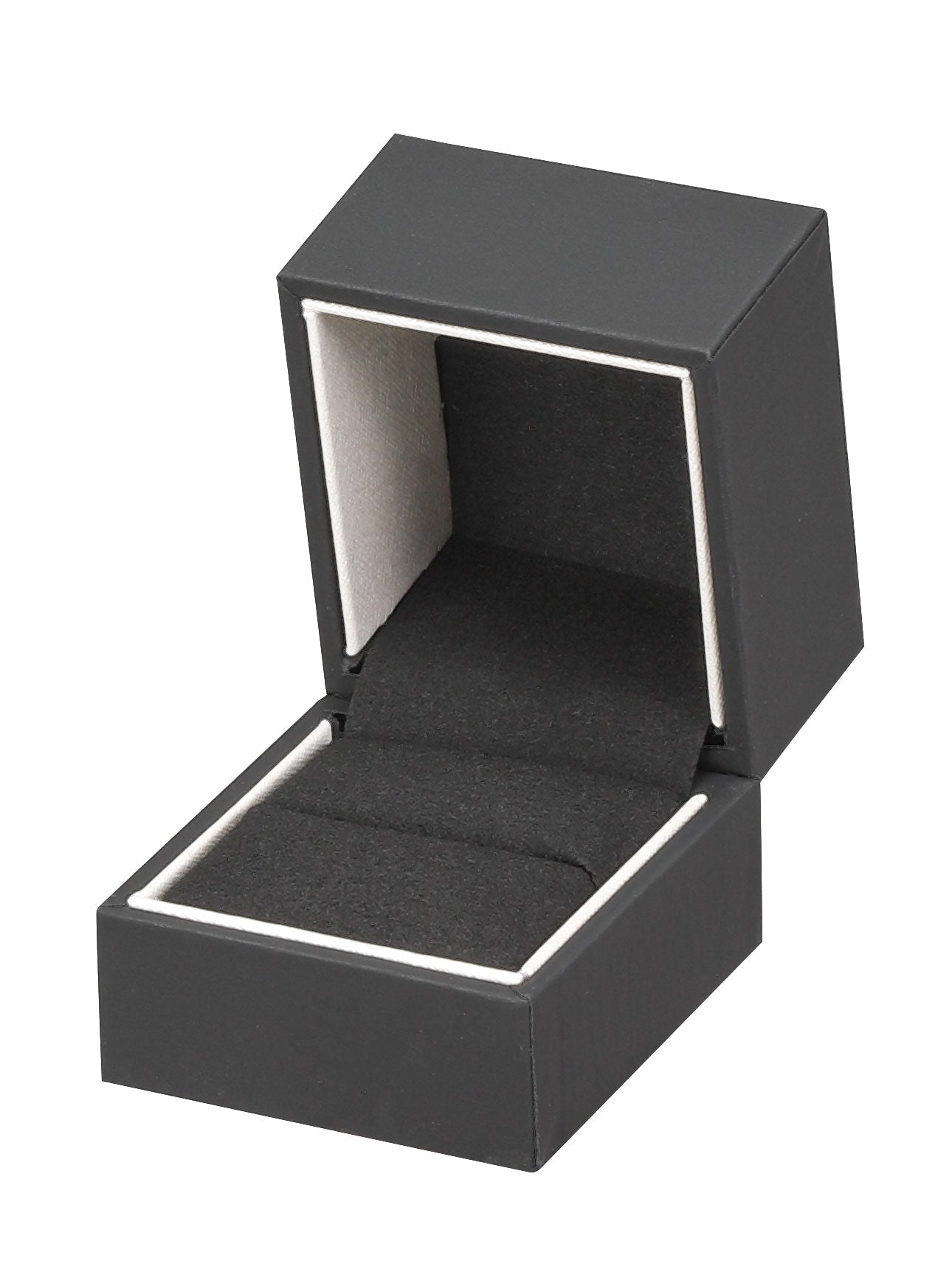 "Stealth" Ring Slot Box in Matte Black