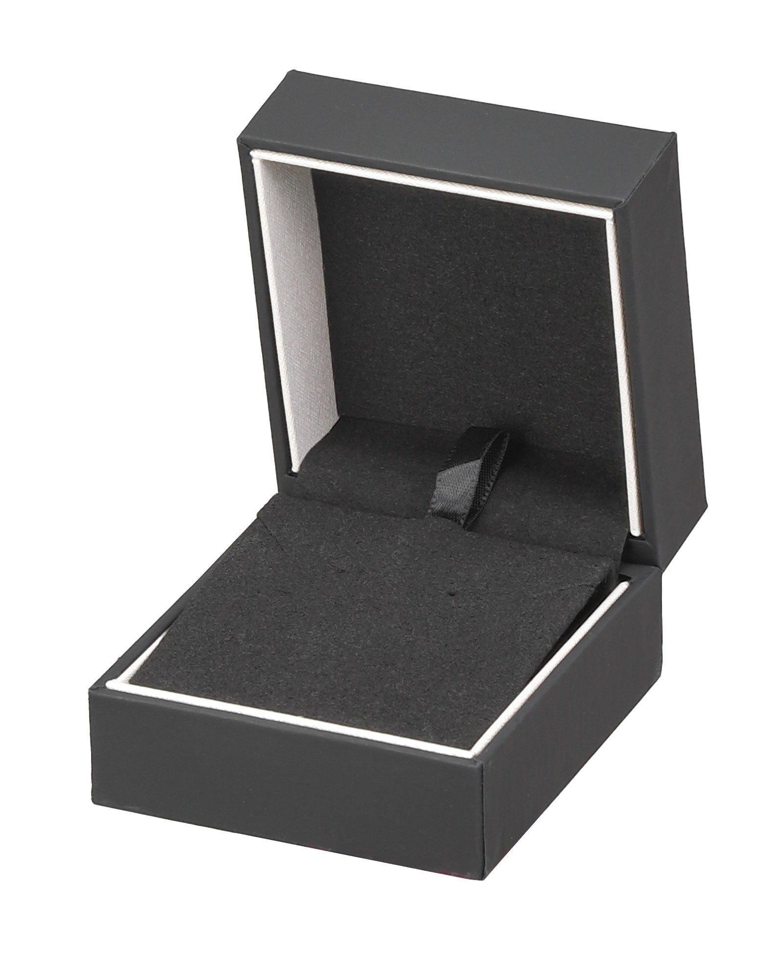 "Stealth" Earring and Pendant Box in Matte Black