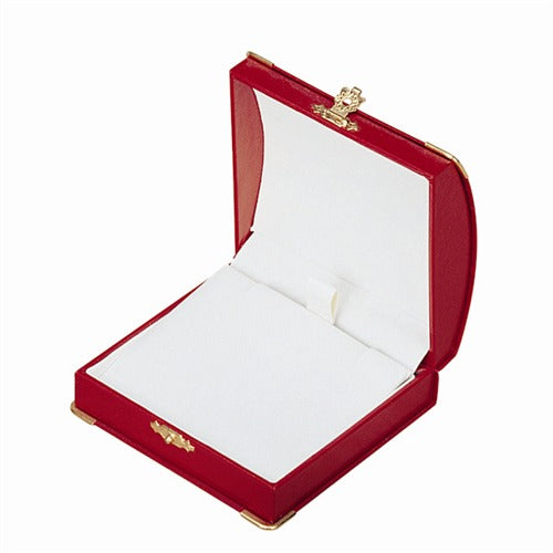 Bangle/Pendant Jewelry Box - Red