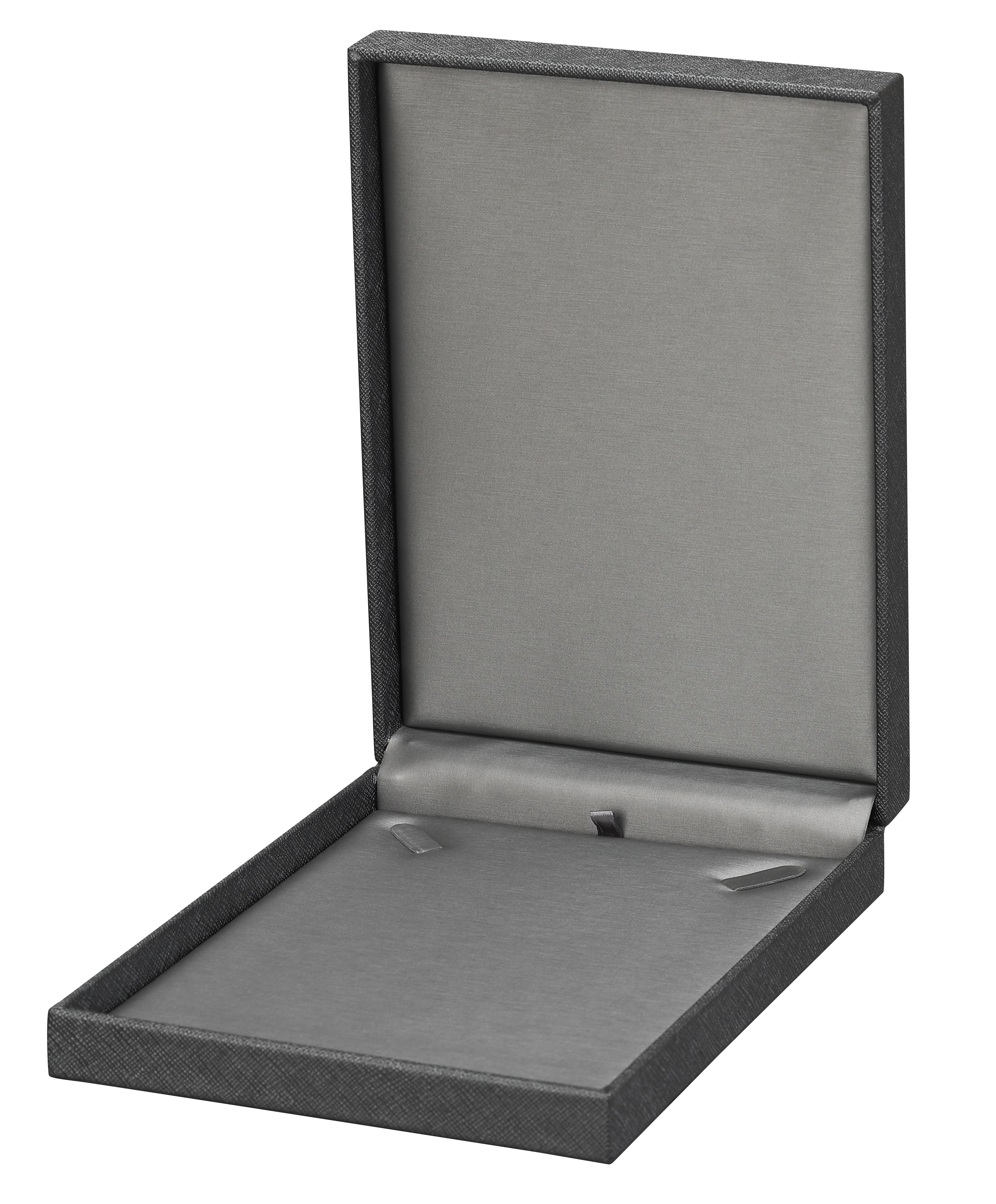 Large Necklace Box in Brushed Palladium