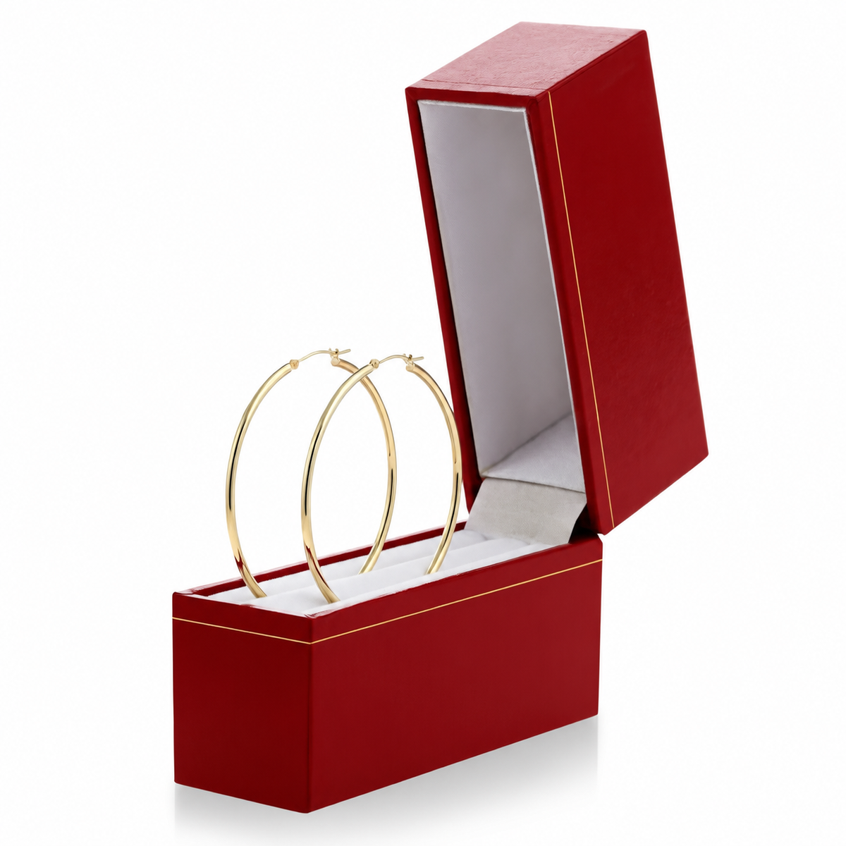 Designer Double Hoop Slot Box