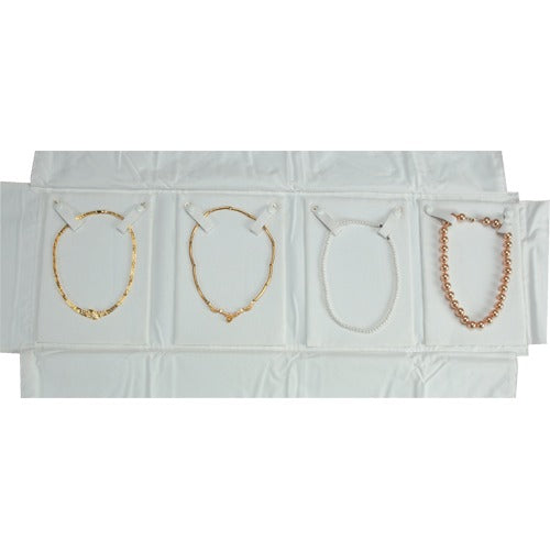 Jewelry Rolls for Necklaces in Black Velour, 6 x 10 in.