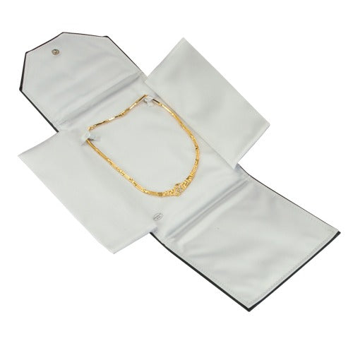 Travel Folders for Necklaces in Velvet or Leatherette, 6 x 8.25 in.