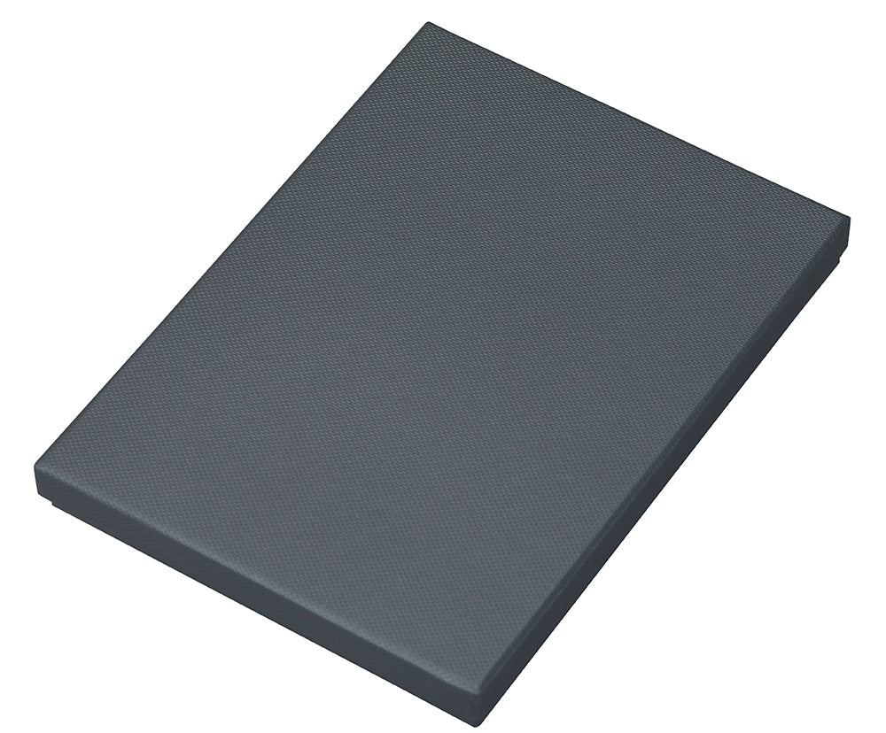 Travel Folders for Necklaces in Brushed Palladium with matching interior, 6 x 8.25 in.