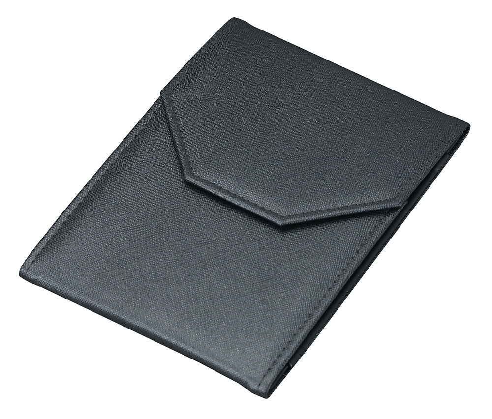 Travel Folders for Necklaces in Brushed Palladium with matching interior, 6 x 8.25 in.