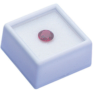 Square Glass-Top Gem Boxes w/Reversible Flat-Foam Inserts, Pk/12