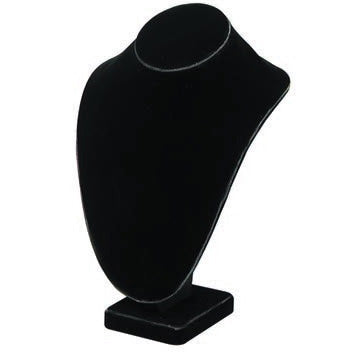 Standing Bust Displays in Jet, 7.5" L x 5.13" W