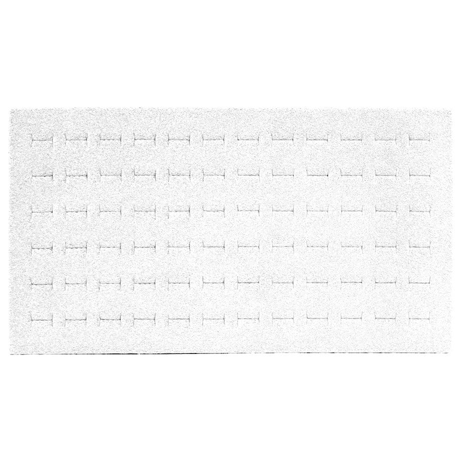 72-Slot Foam Ring Inserts for Full-Size Utility Trays, 14.13" L x 7.63" W