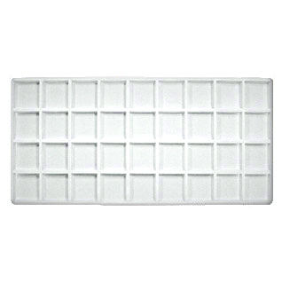 36-Slot Ring Inserts for Full-Size Utility Trays, 14.13" L x 7.63" W
