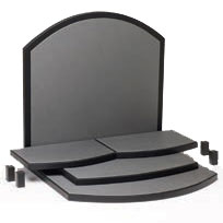 26-Piece Combination Jewelry Display Set in Steel Gray & Onyx
