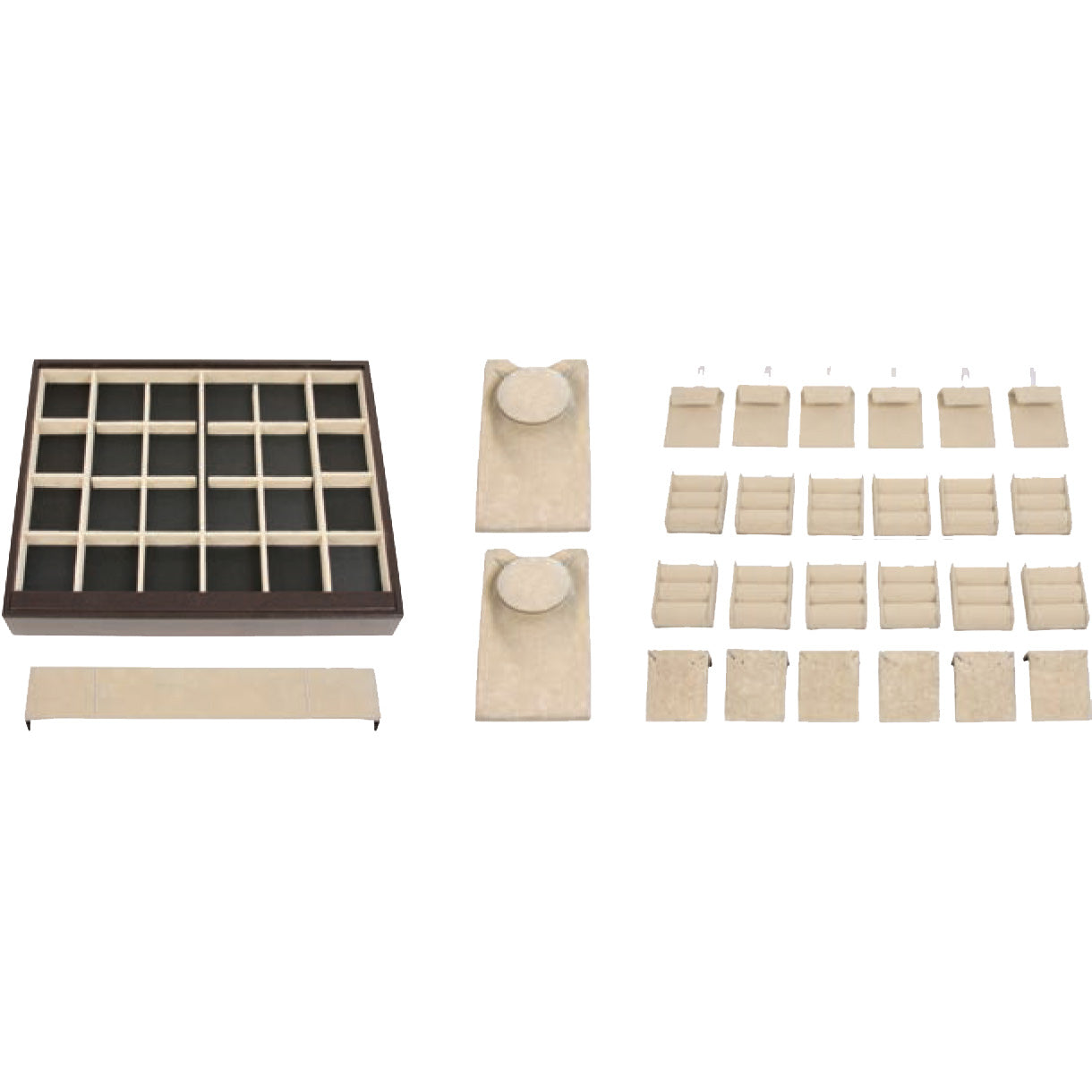 28-Piece Multi-Functional Jewelry Set Trays