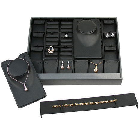 28-Piece Multi-Functional Jewelry Set Trays