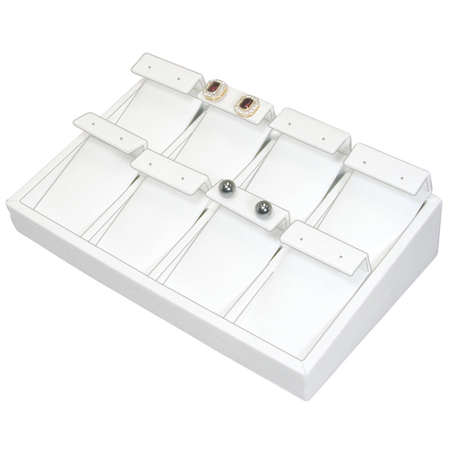8-Pair Angled Drop Earring Display Trays, 9" L x 6" W