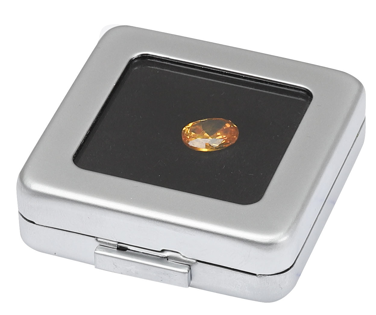 24 Metal Gem Boxes (55mm) in Zippered Folder