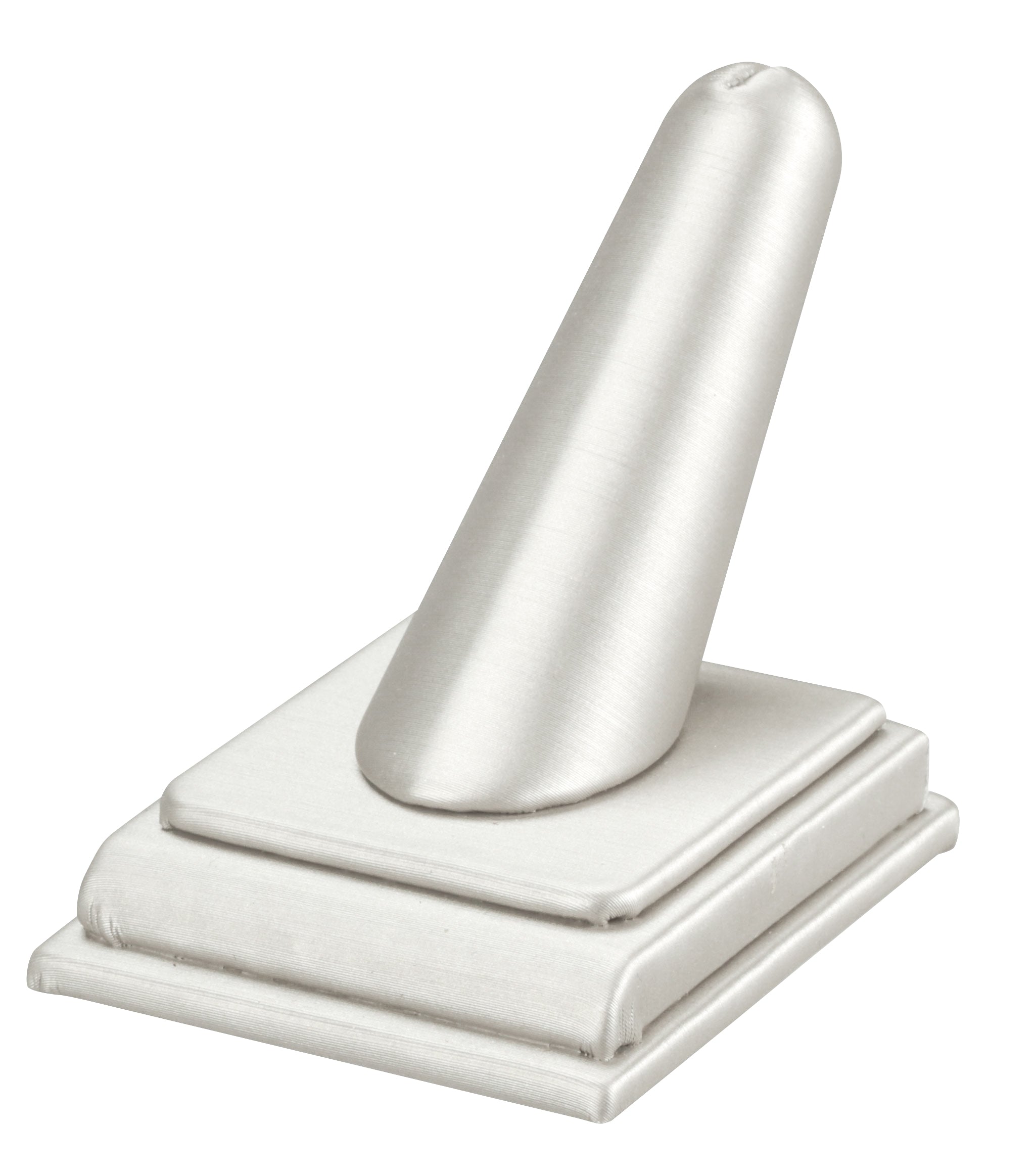 Single-Finger Ring Displays on Square Base, 2" L x 2" W