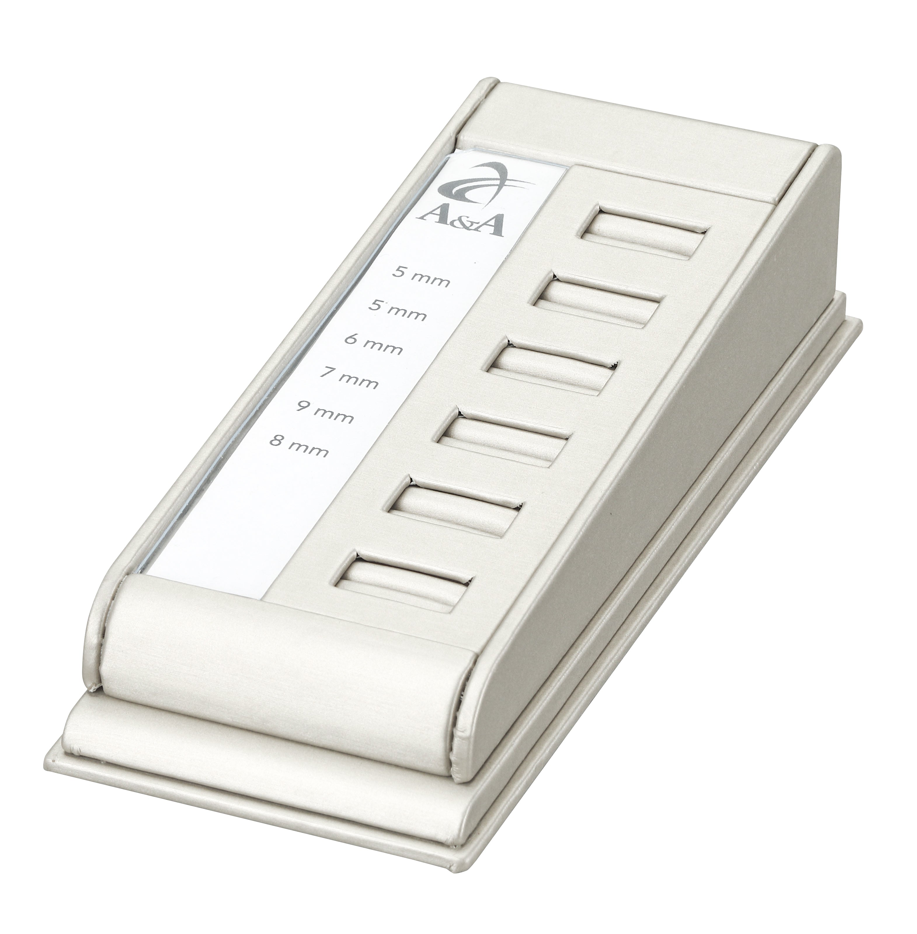 6 Ring Slot Display With Writing Window, 3.25" x 8"