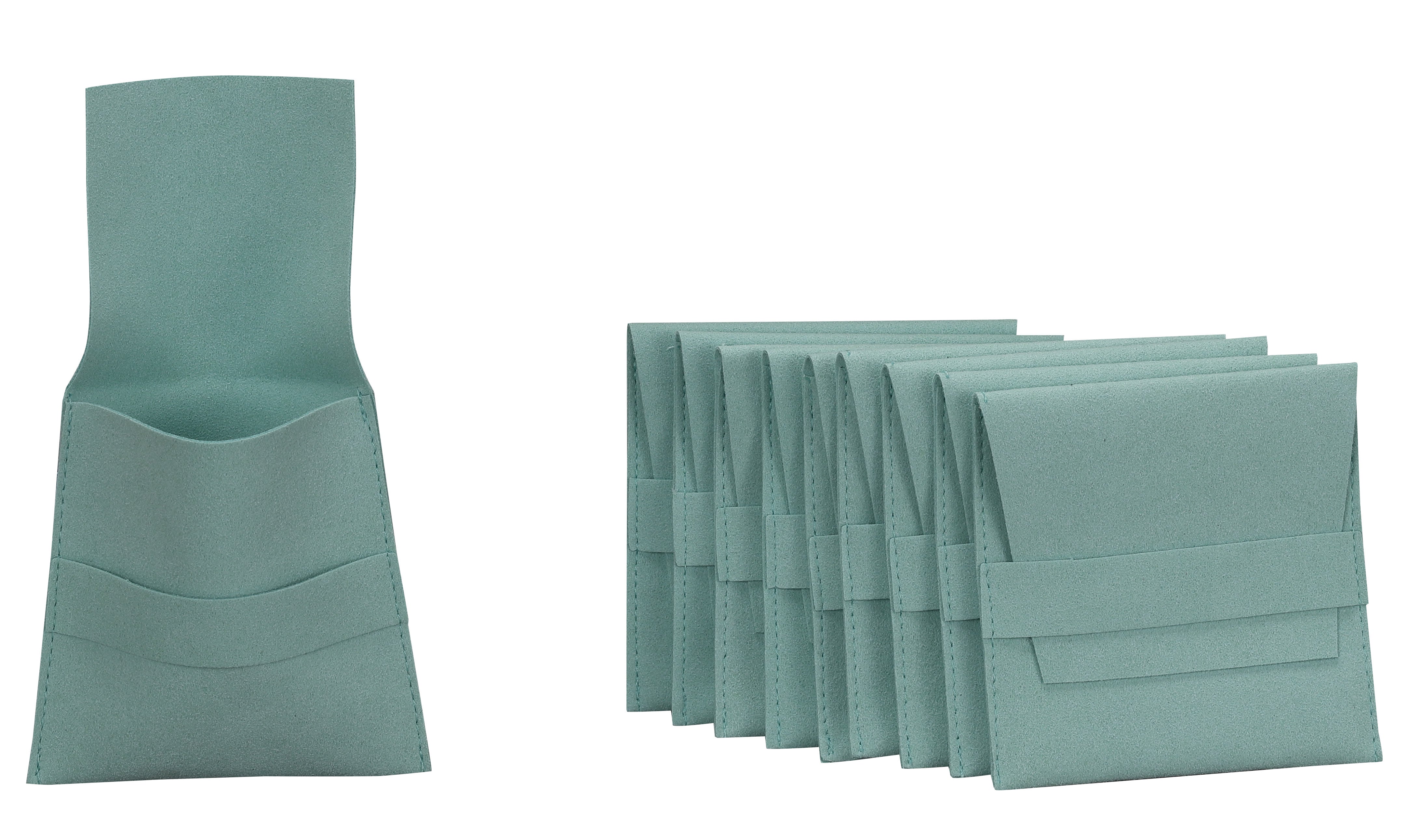 Microsuede Pouch With Flap Pk of 20