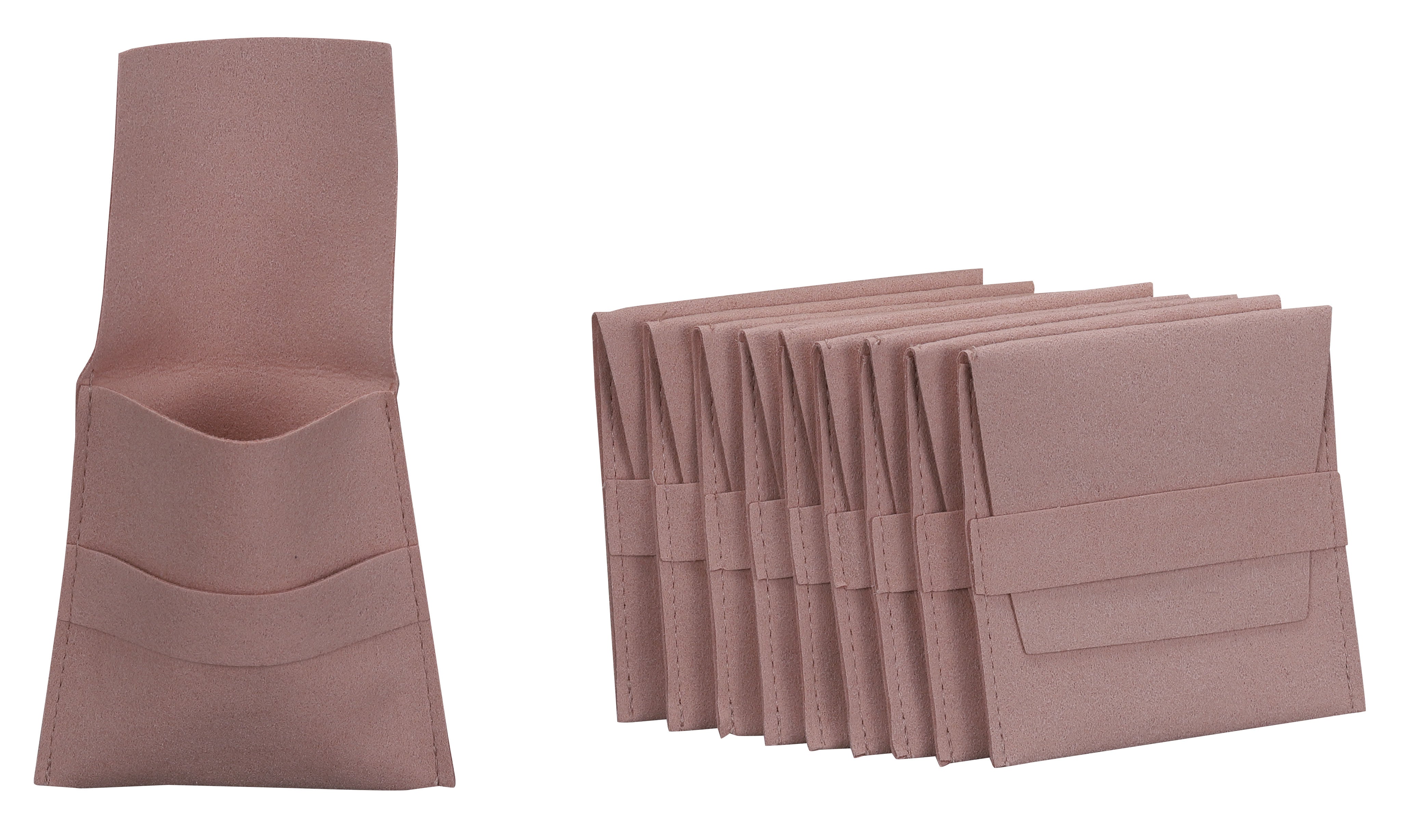 Microsuede Pouch With Flap Pk of 20