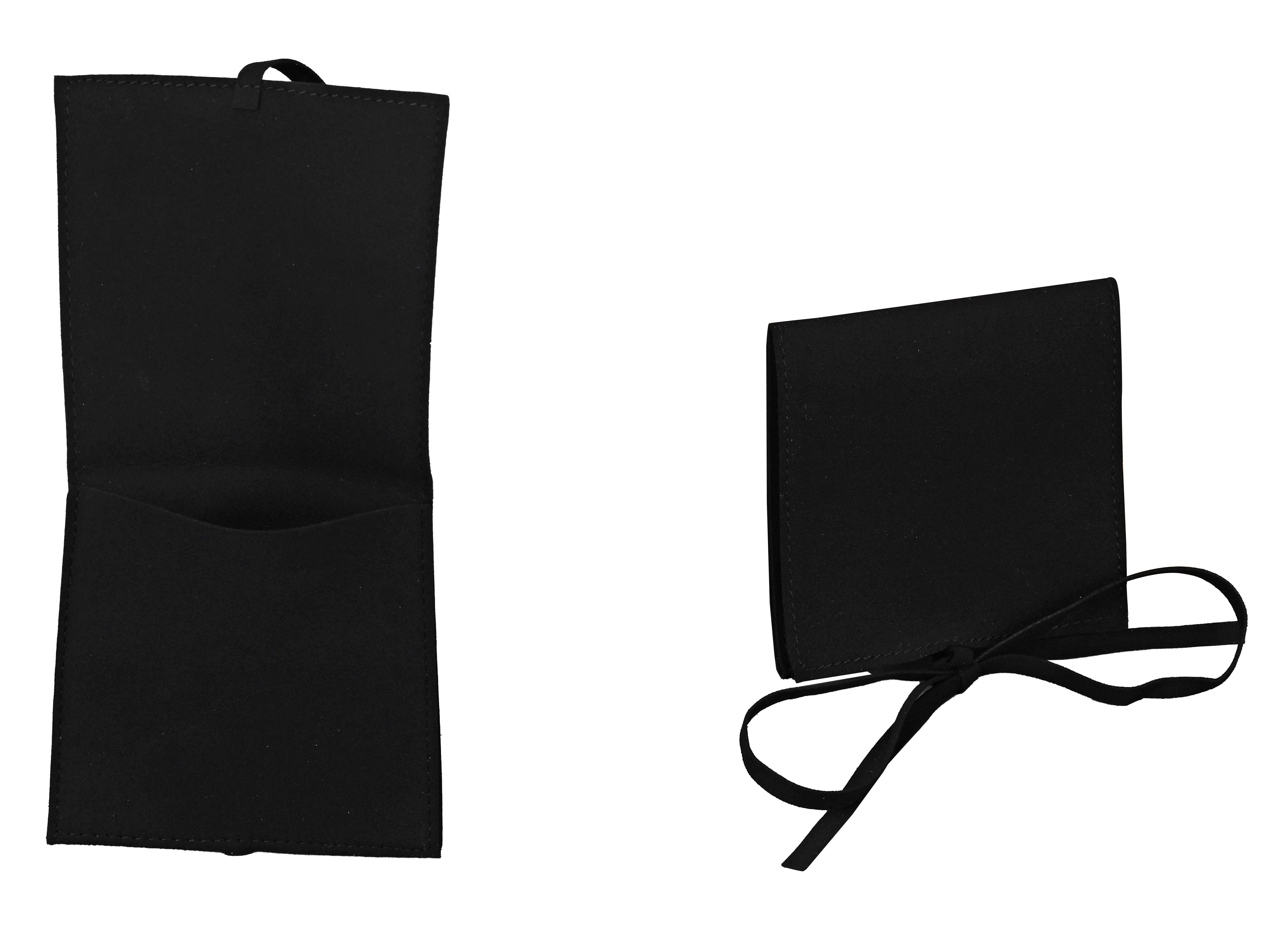 MICROSUEDE POUCH WITH STRINGS Pk of 20