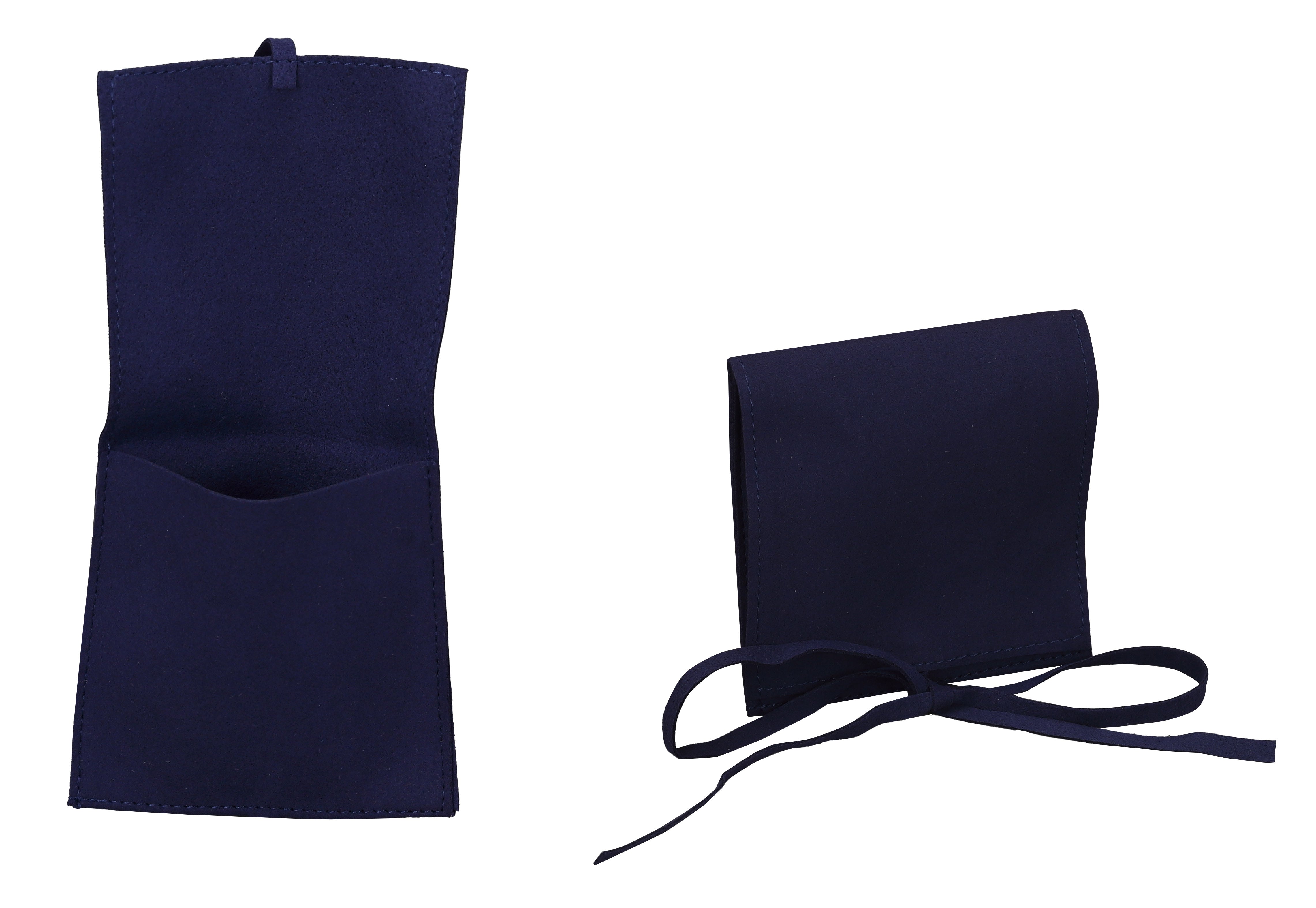 MICROSUEDE POUCH WITH STRINGS Pk of 20