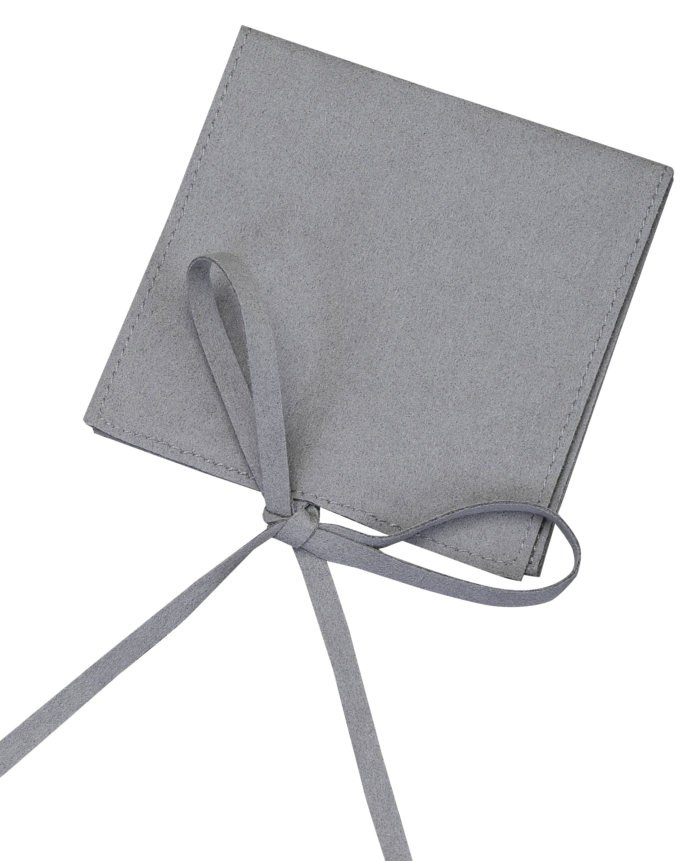 MICROSUEDE POUCH WITH STRINGS Pk of 20