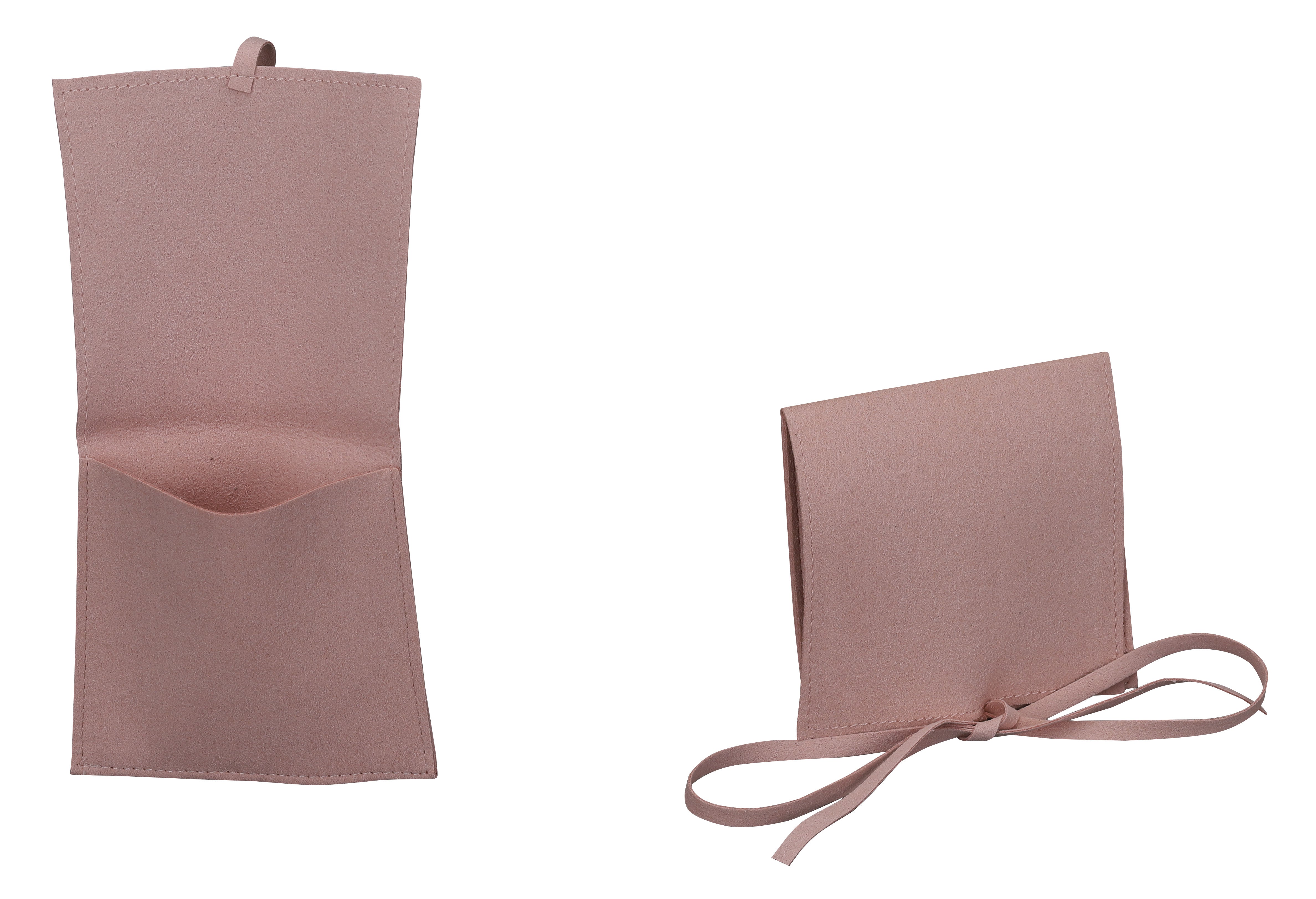 MICROSUEDE POUCH WITH STRINGS Pk of 20